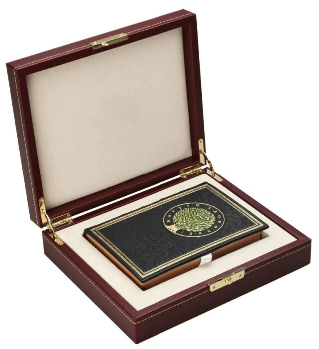The leather-bound book "Take care of your health!"