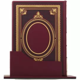 Подарочная книга в кожаном переплете "Витязь в тигровой шкуре"