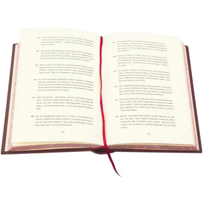 Leather-bound gift book "Knight in Tiger skin"