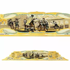 Шахматный стол "Битва двух королей" Златоуст