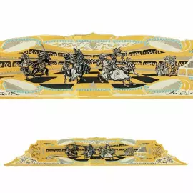 Шахматный стол "Битва двух королей" Златоуст