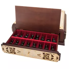 Шахматы из ореха и мрамора "Победитель" Златоуст