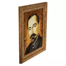Картина из янтаря "Портрет Дзержинского"