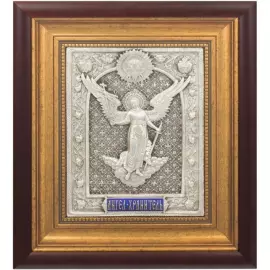 Icon "Guardian Angel" silver (medium)
