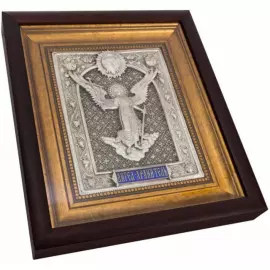 Icon "Guardian Angel" silver (medium)