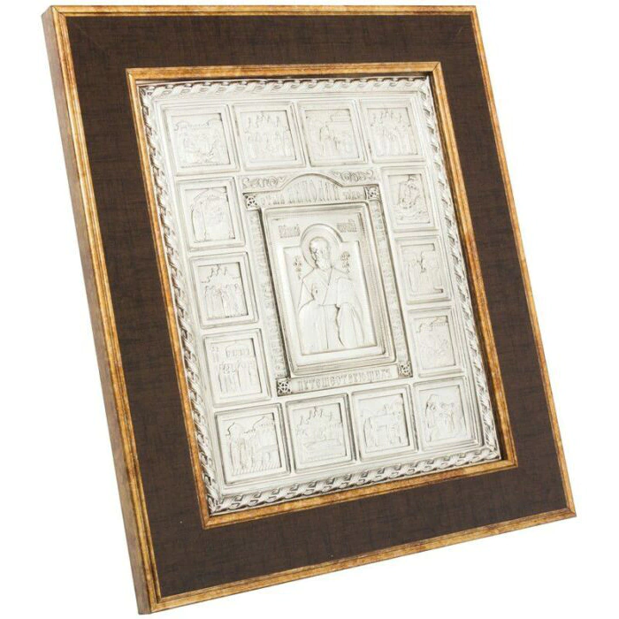 Icon of St. Nicholas with His Life