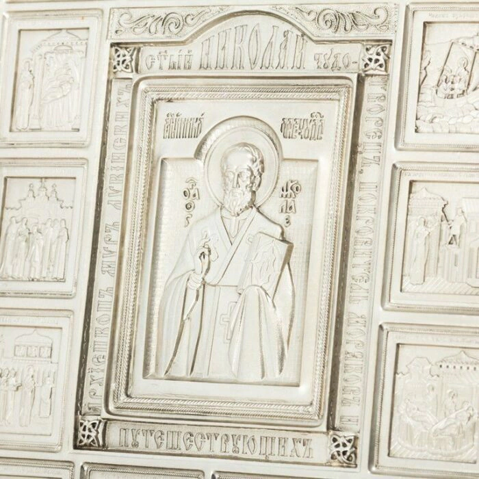Icon of St. Nicholas with His Life