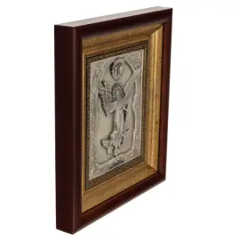 Икона "Ангел Хранитель" с посеребрением Икона "Ангел Хранитель" с посеребрением