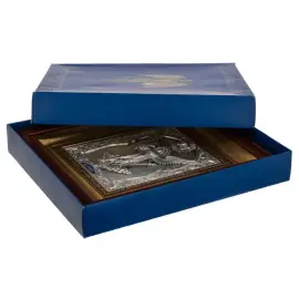 Икона "Ангел Хранитель" с посеребрением Икона "Ангел Хранитель" с посеребрением