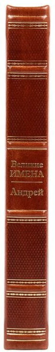 Exclusive gift edition in leather cover "Great names - Andrey"