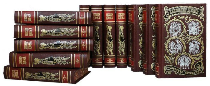The collected works of Alexandre Dumas in 15 volumes