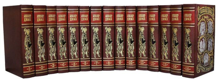 The collected works of Alexandre Dumas in 15 volumes
