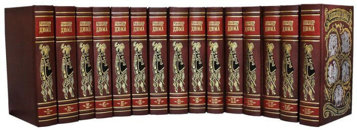 The collected works of Alexandre Dumas in 15 volumes
