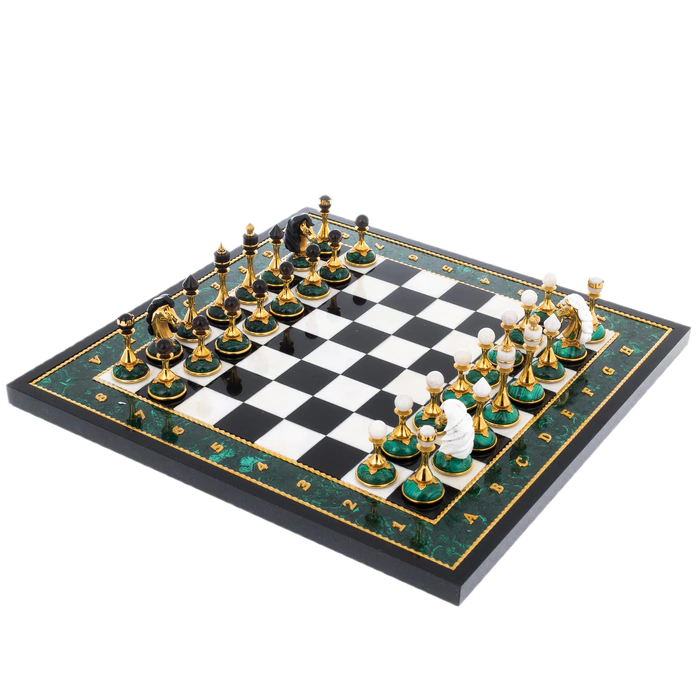 Malachite chess "Classic Plus"