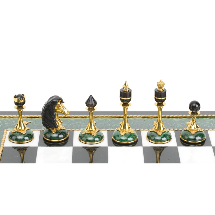 Malachite chess "Classic Plus"