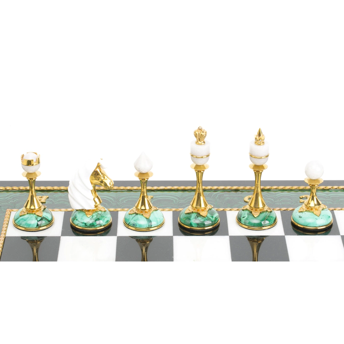 Malachite chess "Classic Plus"