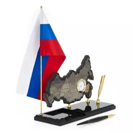 Obsidian writing set "Map of Russia"