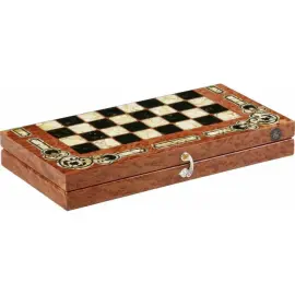 Шахматы из вавоны и янтаря "Арабески-Марин" Шахматы из вавоны и янтаря "Арабески-Марин"