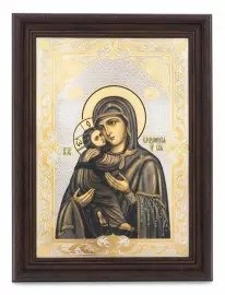 Гравюра "Владимирская Божья Матерь" Златоуст