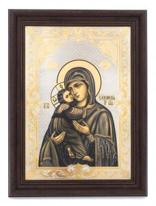 Engraving "Vladimir Mother of God" Zlatoust