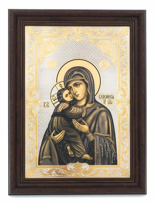 Engraving "Vladimir Mother of God" Zlatoust