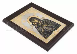 Гравюра "Владимирская Божья Матерь" Златоуст