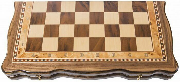 Chess made of beech "Tournament-3" small, inlaid