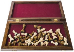 Chess made of beech "Tournament-1" medium, inlaid