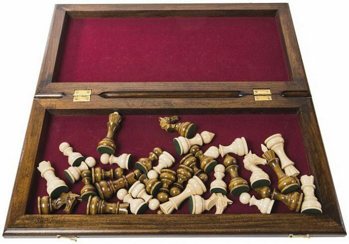 Chess made of beech "Tournament-1" medium, inlaid