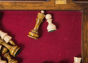 Chess made of beech "Tournament-1" medium, inlaid