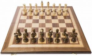 Chess made of beech "Tournament-1" medium, inlaid
