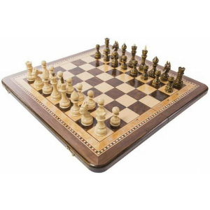 Chess made of beech "Tournament-2" medium, inlaid