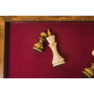 Chess made of beech "Tournament-2" medium, inlaid