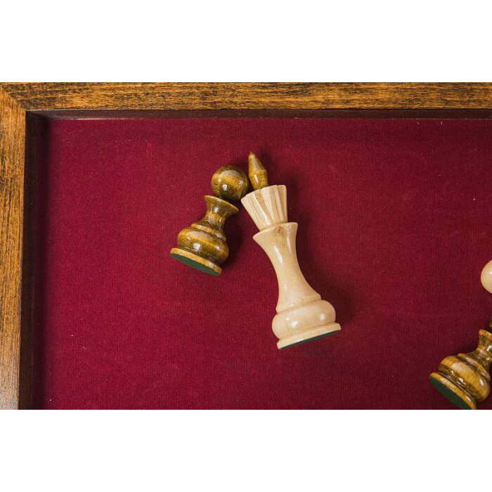 Chess made of beech "Tournament-2" medium, inlaid
