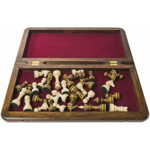 Chess made of beech "Tournament-2" medium, inlaid