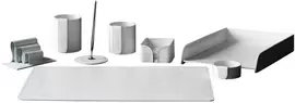 Настольный набор "Business Cuoietto White, 8 предметов