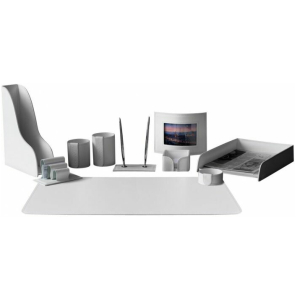 Table set "Business Cuoietto" white, 10 pieces