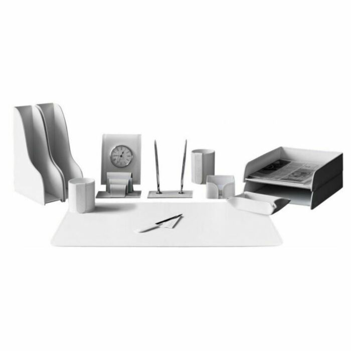 Table set "Business Cuoietto" white, 13 pieces