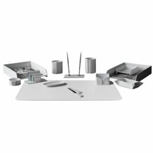 Table set "Business Cuoietto" white, 14 pieces