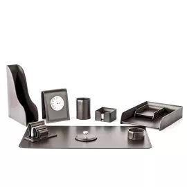 Настольный набор "Business Cuoietto" шоколад, 10 предметов