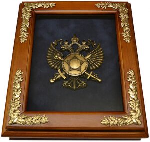 Housekeeper "Emblem of the Foreign Intelligence Service of the Russian Federation"