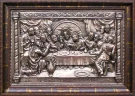 Картина из металла "Тайная вечеря" большая