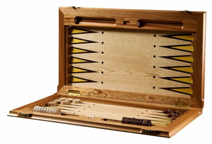 Surgut backgammon with a bright playing field