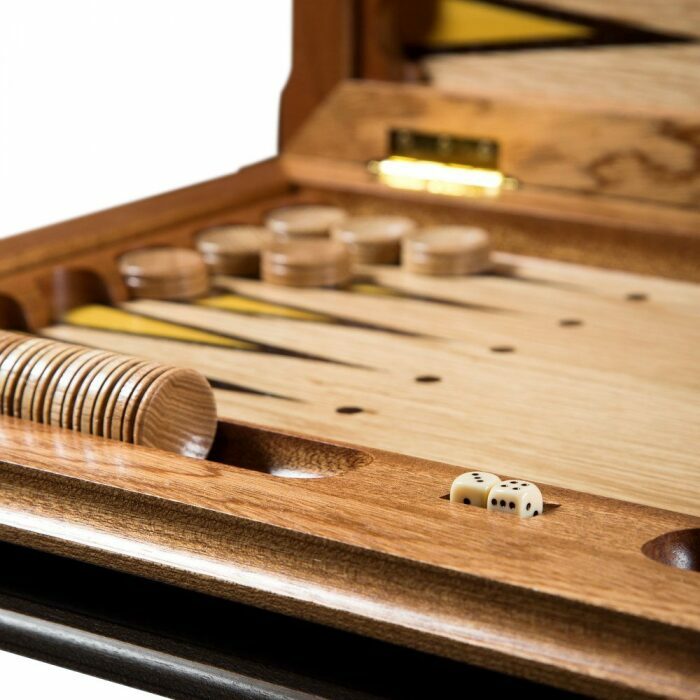 Surgut backgammon with a bright playing field