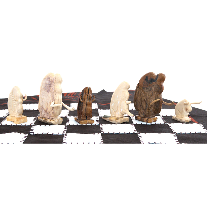Chess from a mammoth tusk "Rock art"