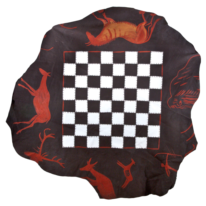 Chess from a mammoth tusk "Rock art"