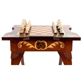 Шахматы из бивня мамонта "Пётр Великий" Шахматы из бивня мамонта "Пётр Великий"