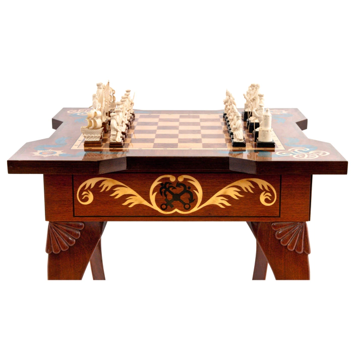 Chess from the mammoth tusk "Peter the Great"