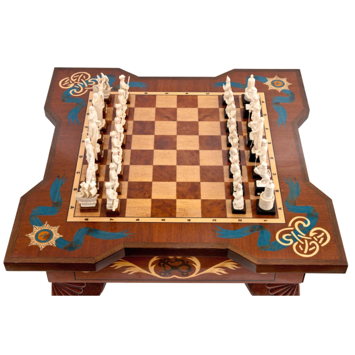 Chess from the mammoth tusk "Peter the Great"