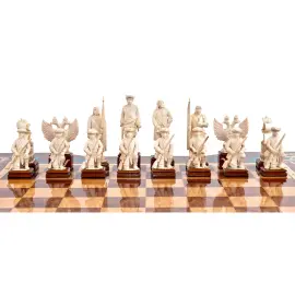 Шахматы из бивня мамонта "Пётр Великий" Шахматы из бивня мамонта "Пётр Великий"